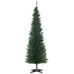 Árvore de Natal Artificial 180cm Ignífugo com 390 Pontas de Ramo PVC Decoração de Natal para Interiores Fácil de Montar Verde