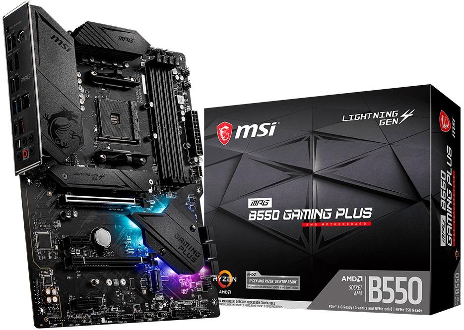 Motherboard ATX MPG B550 Gaming Plus SktAM4 - MSI
