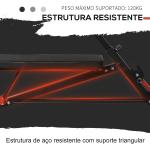 Banco de halteres inclinavel com 4 níveis de altura ajustável multifuncional para treinamento completo 64x146x73,5 - 85cm