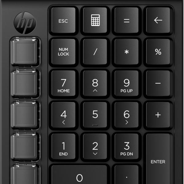 Teclado Numérico 430 s/ Fios Programável (Preto) - HP