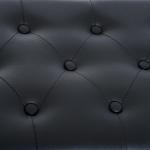 Banco de Piano Banco para Piano com Espaço de Armazenamento Assento de Couro Sintético Acolchoado76x36x50cm Preto