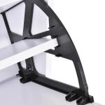 Armário de Sapatos Moderno Sapateira para Corredor Entrada com 6 Prateleiras de Armazenamento Espaço de Exibição 60x26x124cm Branco