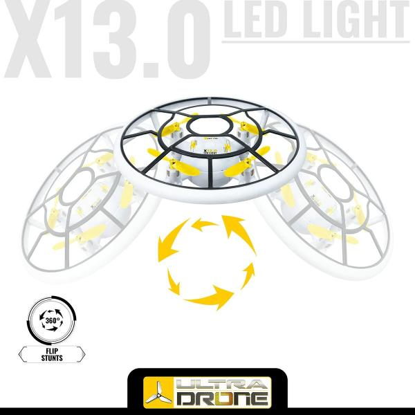 Drone Telecomandado Mondo Ultradrone X13 Leve LED