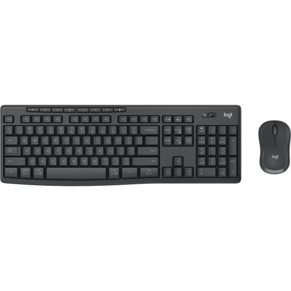Teclado e Rato Logitech MK370 Cinzento Grafite Qwerty espanhol