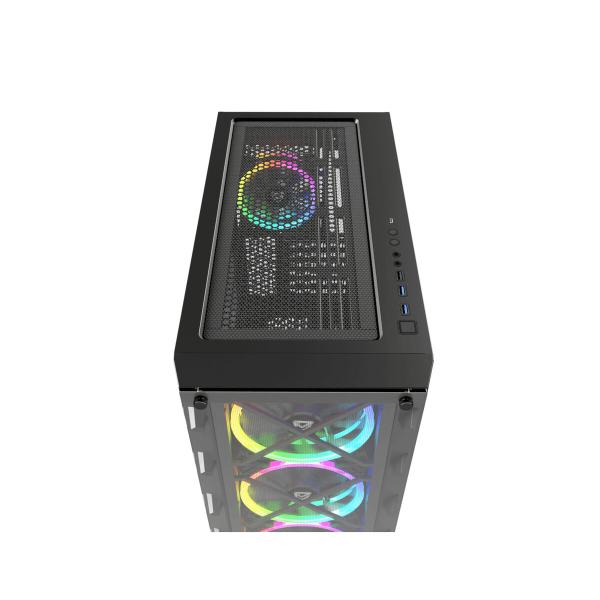 Caixa Semitorre ATX Nfortec NF-CS-DRACOX-B Preto