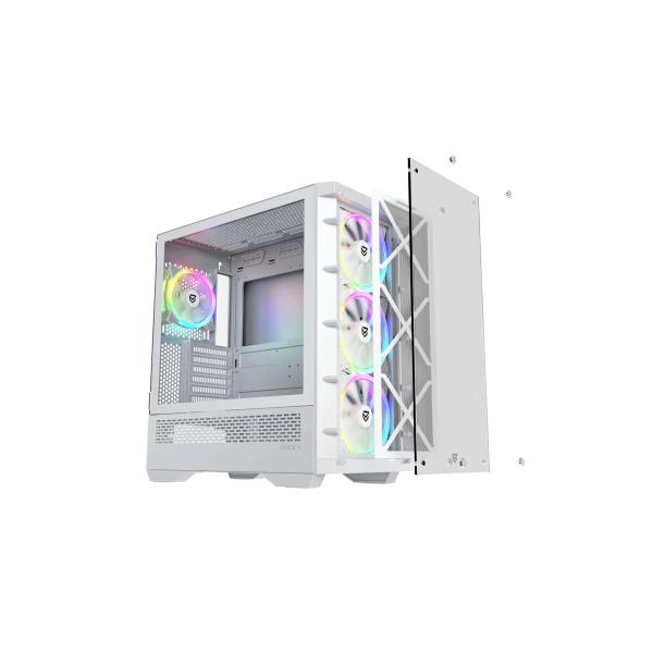 Caixa Semitorre ATX Nfortec NF-CS-DRACOX-W