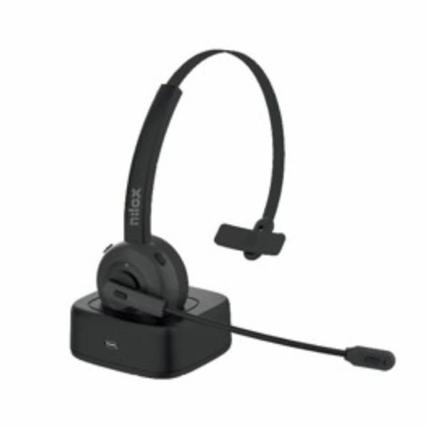 Auriculares com microfone Nilox NXAUB001 Preto