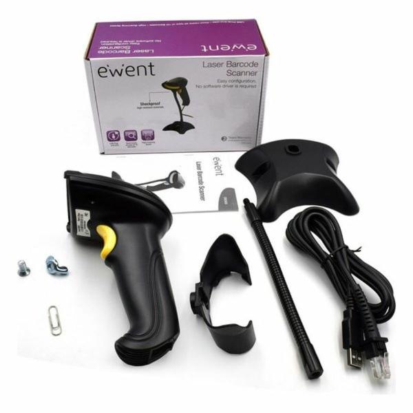 Leitor Código de Barras com Suporte Ewent EW3400 LED USB