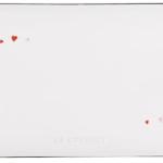Travessa Retangular Cerâmica c/ Corações 28cm (Branco) - LE CREUSET