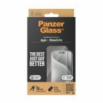 Protetor de ecrã para o telemóvel PanzerGlass iPhone 15 Pro Apple