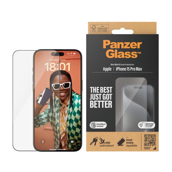 Protetor de ecrã para o telemóvel Panzer Glass 2812 Apple