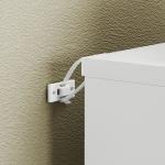 Estante de 3 Níveis Estante para Livros com 2 Prateleiras Ajustáveis para Sala de Estar Escritório Quarto 60x24x80 cm Branco