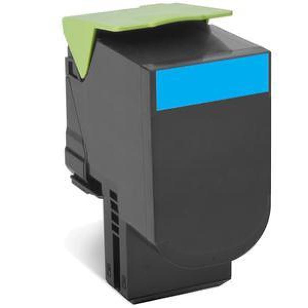Toner Lexmark 802HCE Cyan de Elevada capacidade (3k)