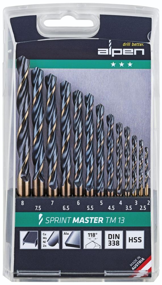 Pack 13x Brocas Sprint Master TM 13 - ALPEN