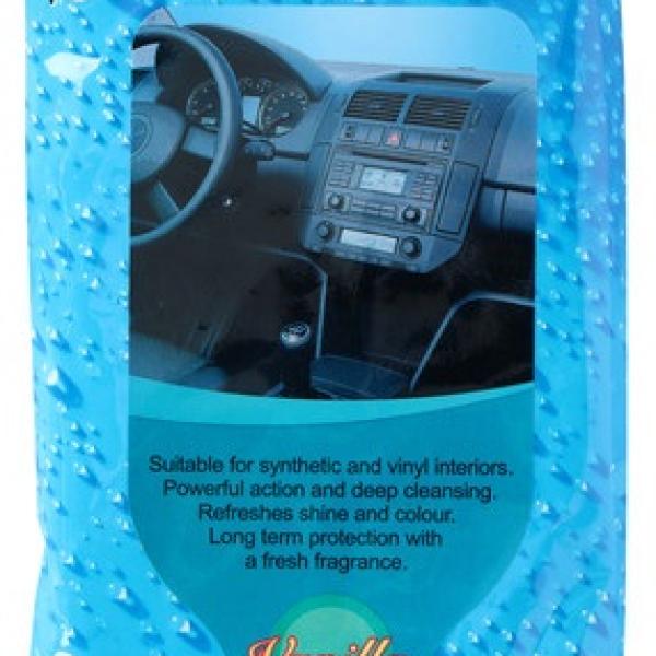 Pack 20x Toalhitas Limpeza p/ Interiores Veiculos (Baunilha) - ALL Ride
