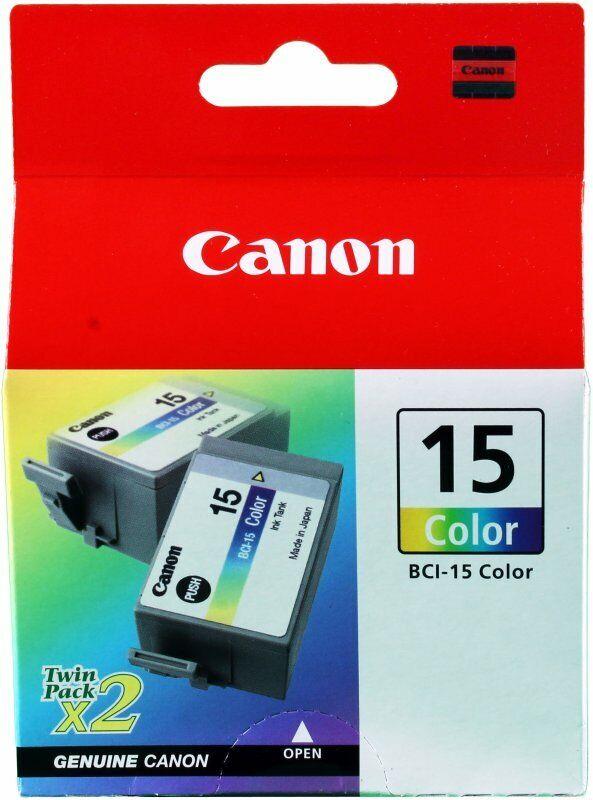 Tinteiro BCI - 15 (Ciano/Amarelo) - CANON