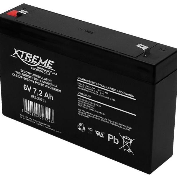 Bateria Chumbo 6V 7,2Ah (148 x 34 x 98 mm) - XTREME