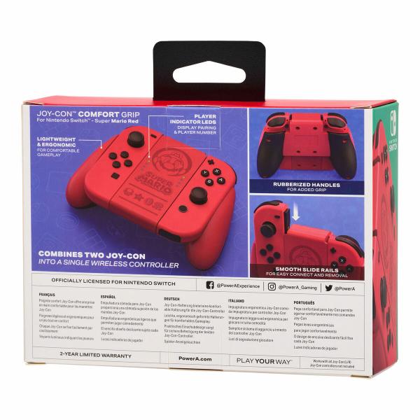 Comando Gaming Powera NSAC0058-02 Vermelho Nintendo Switch