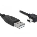 Cabo USB A Macho - Mini USB B Macho 2m (Preto) - DELOCK