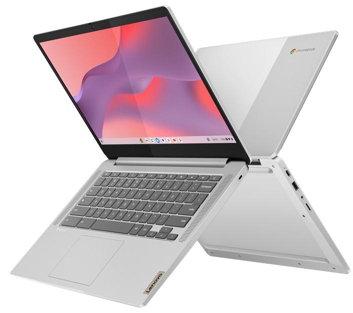 Portátil IdeaPad Slim 3 Chromebook 14 14M868 8GB/128GB Full HD (Cloud Grey) - LENOVO