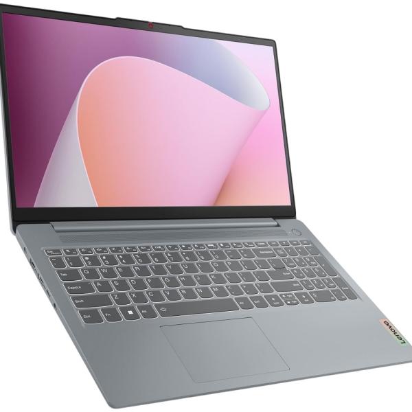 Portátil 15.6 IdeaPad Slim 3 15ABR8 AMD Ryzen 7 16GB/512GB SSD (Arctic Grey) - LENOVO