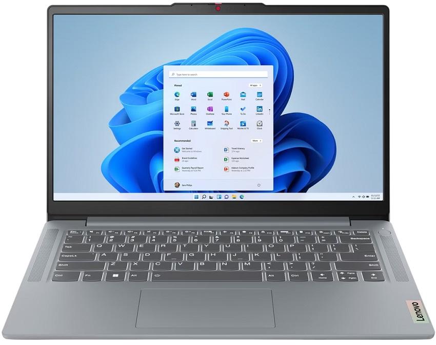 Portátil 14 IdeaPad Slim 3 14AMN8 AMD Ryzen 5 40 Full HD 8GB/512GB SSD (Arctic Grey) - LENOVO