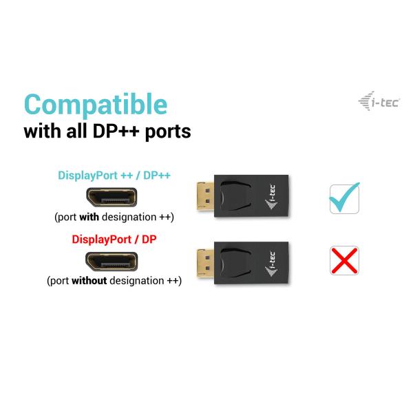 Adaptador Thunderbolt para USB-C i-Tec DP2HDMI4K30HZ