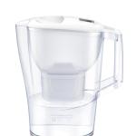 Jarro de Água c/ Filtro Aluna 2.4L (Transparente/Branco) - BRITA