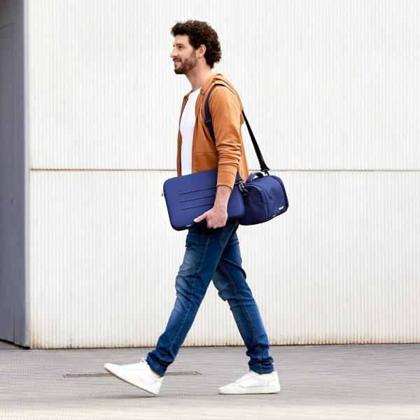 Capa para Portátil Milan 1918 Azul Marinho 37 x 27,5 x 3 cm