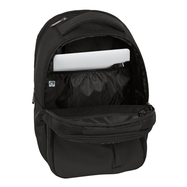 Mochila para Portátil e Tablet com Saída USB Safta Business Preto (31 x 45 x 23 cm)