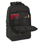 Mochila para Portátil e Tablet com Saída USB Safta Business Cinzento (29 x 44 x 15 cm)