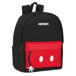 Mochila para notebook Mickey Mouse Clubhouse  mickey mouse  Preto Vermelho 31 x 40 x 16 cm