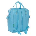 Mochila para notebook Benetton Spring Azul celeste 27 x 40 x 19 cm
