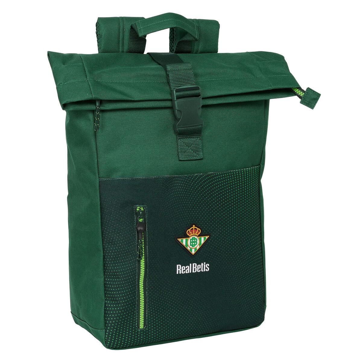 Mochila para notebook Real Betis Balompié Verde 28 x 42 x 13 cm