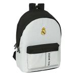 Mochila para notebook Real Madrid C.F. 24/25 Branco Cinzento 31 x 44 x 18 cm 15,6"