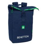 Mochila para notebook Benetton Green Azul Marinho 28 x 42 x 13 cm