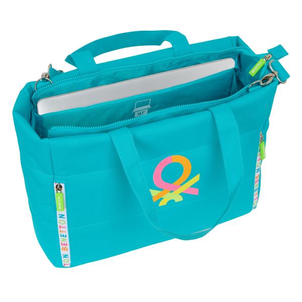Mala para Portátil Benetton Summer Azul 40 x 31 x 17 cm