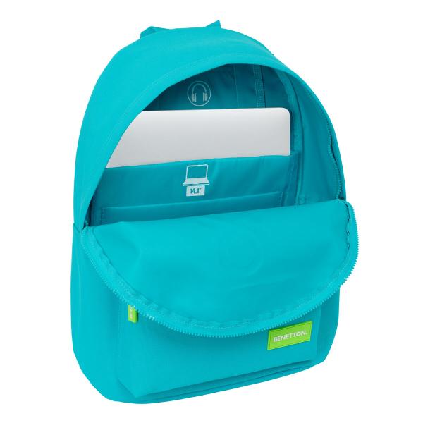 Mochila para notebook Benetton benetton Azul 31 x 41 x 16 cm