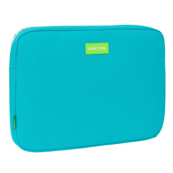 Capa para Portátil Benetton Summer Azul 15,6'' 39,5 x 27,5 x 3,5 cm