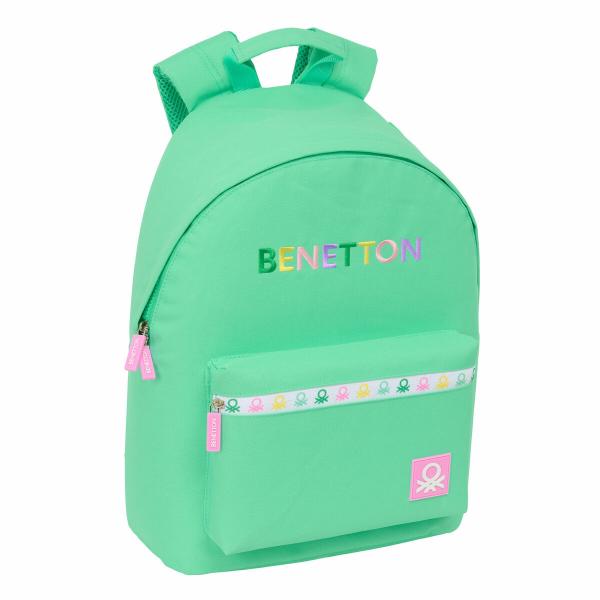Mochila para notebook Benetton benetton Verde 31 x 41 x 16 cm