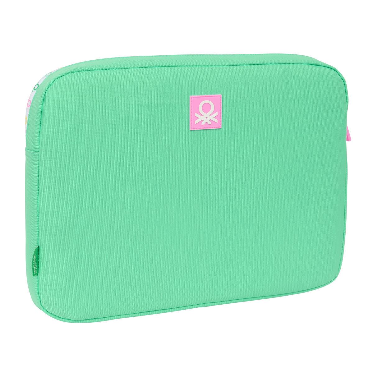 Capa para Portátil Benetton Mint Verde 15,6'' 39,5 x 27,5 x 3,5 cm
