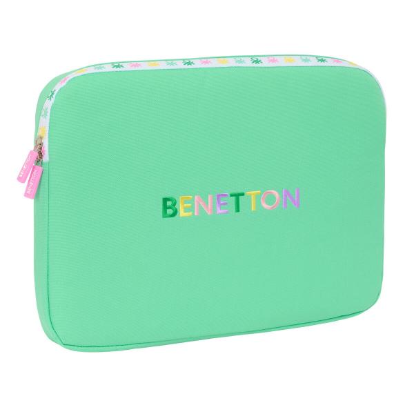 Capa para Portátil Benetton Mint Verde 15,6'' 39,5 x 27,5 x 3,5 cm