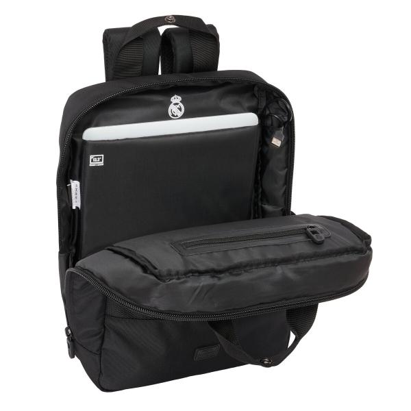 Mochila para notebook Real Madrid C.F. Premium Preto 29 x 39 x 11 cm 13,3"