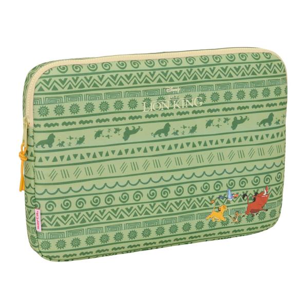 Capa para Portátil Mufasa Verde Bege 15,6'' 39,5 x 27,5 x 3,5 cm