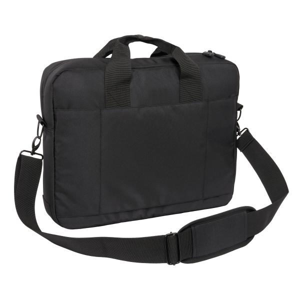 Mala para Portátil Real Madrid C.F. Premium Preto 40 x 33 x 9 cm