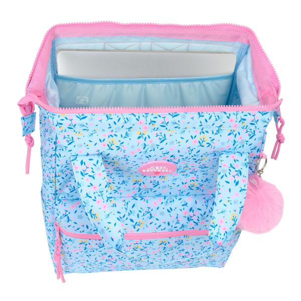 Mochila para notebook Vicky Martín Berrocal vmb Azul Cor de Rosa 27 x 40 x 19 cm