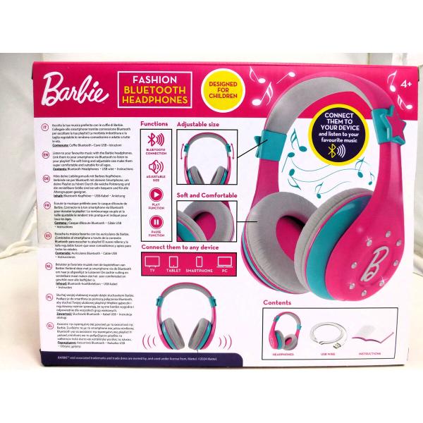 Auriculares Bluetooth Barbie