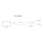 Cabo de áudio FONESTAR FO-41DAH