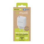 Carregador de Parede Muvit MCACC0014 Branco 30 W