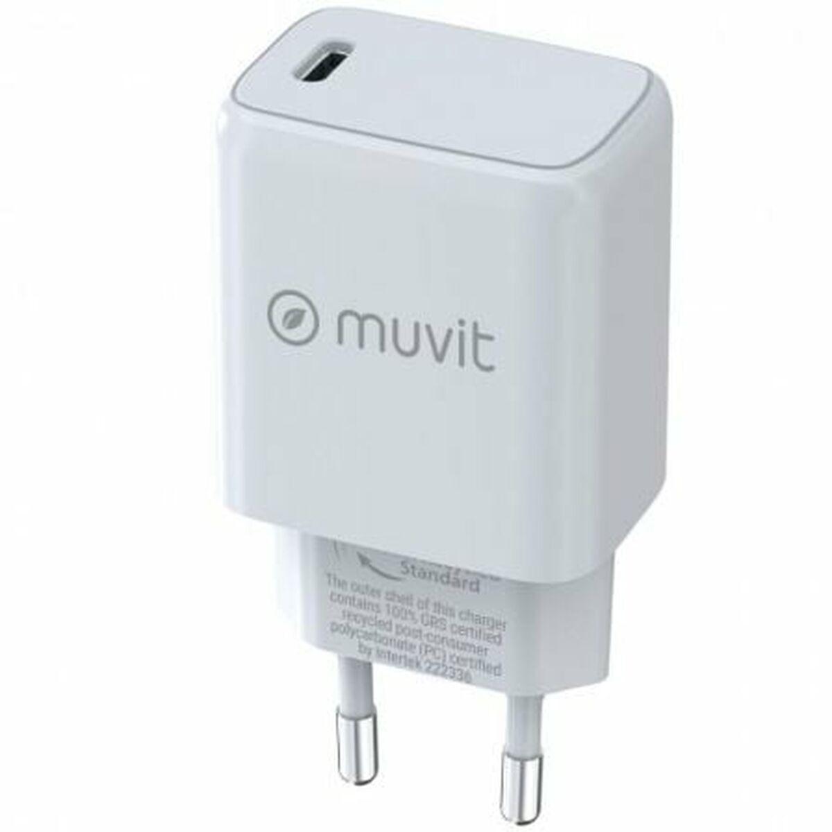 Carregador de Parede Muvit MCACC0014 Branco 30 W